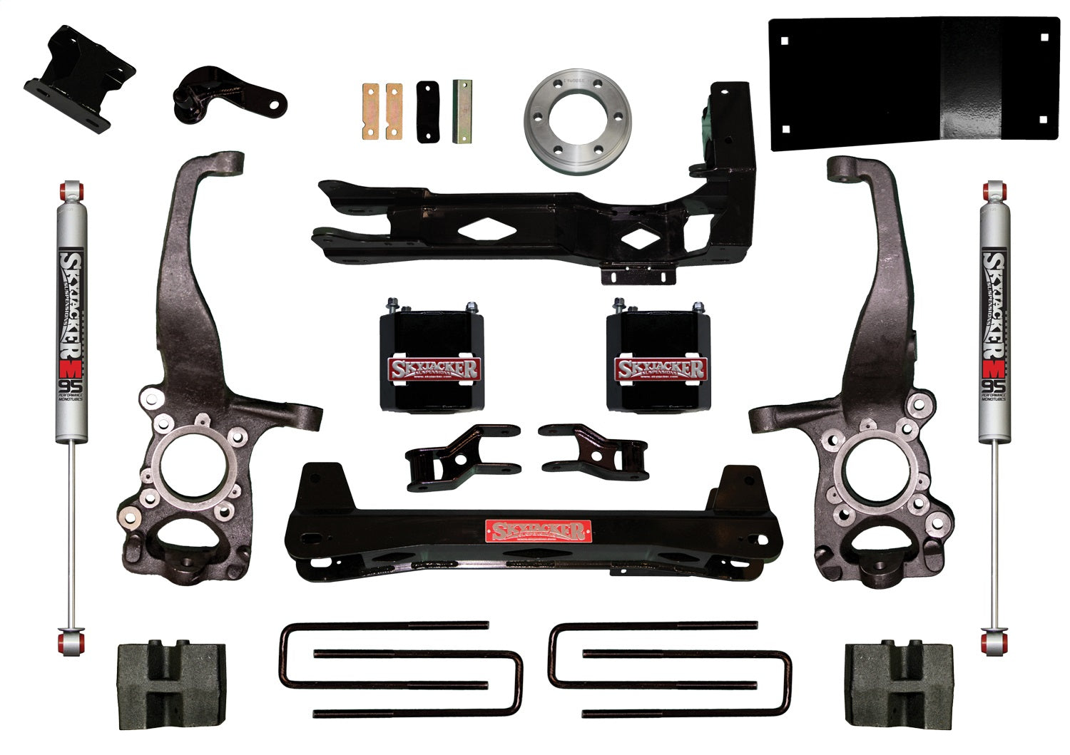 Skyjacker F1560BKM 6IN. KT 15 F150 4WD SPACER; M95 Skyjacker F1560BKM