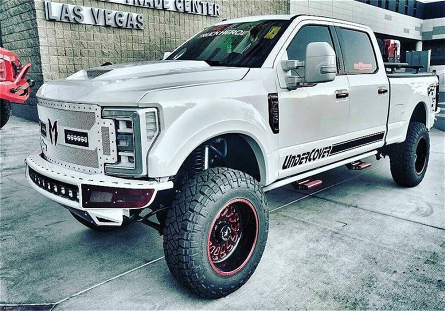 N-Fab F171MRDS M-RDS PreRunner Front Bumper (1 Pc) w/Skid Plate-17-22 F250/350-Gloss Blk N-Fab F171MRDS