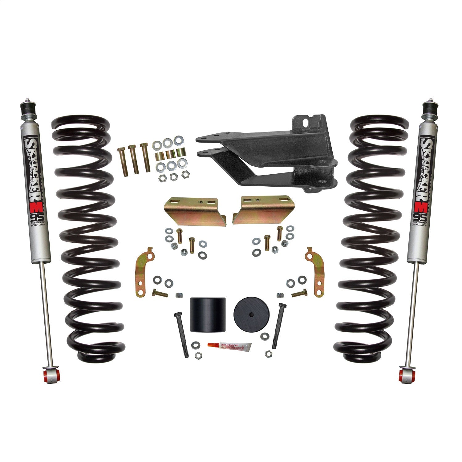 Skyjacker F1725VBK-M 2.5 in. Front Leveling Kit With M95 Monotube Shocks. Skyjacker F1725VBK-M