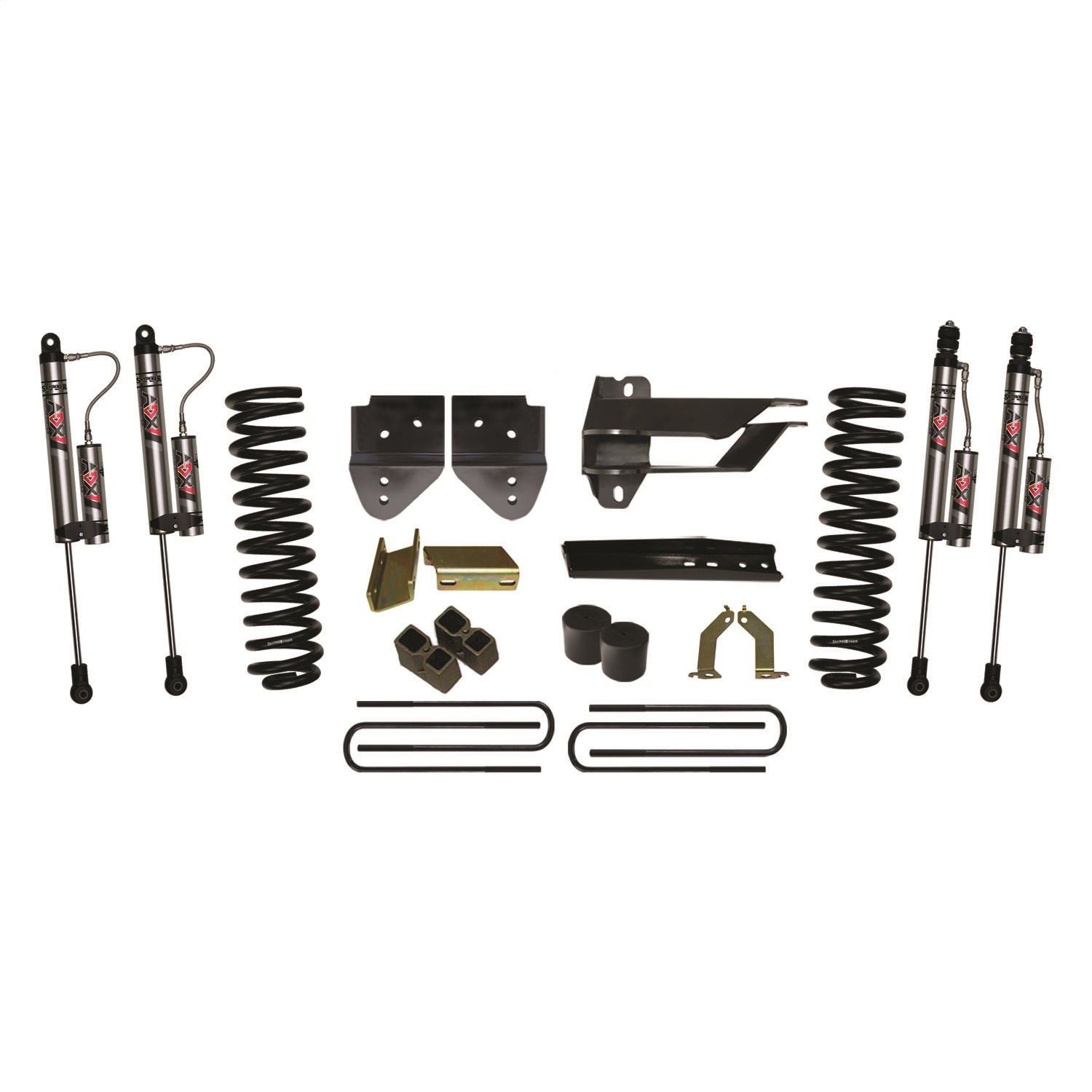 Skyjacker F17401K3-X 4 in. Suspension Lift Kit With ADX 2.0 Remote Reservoir Monotube Shocks. Skyjacker F17401K3-X