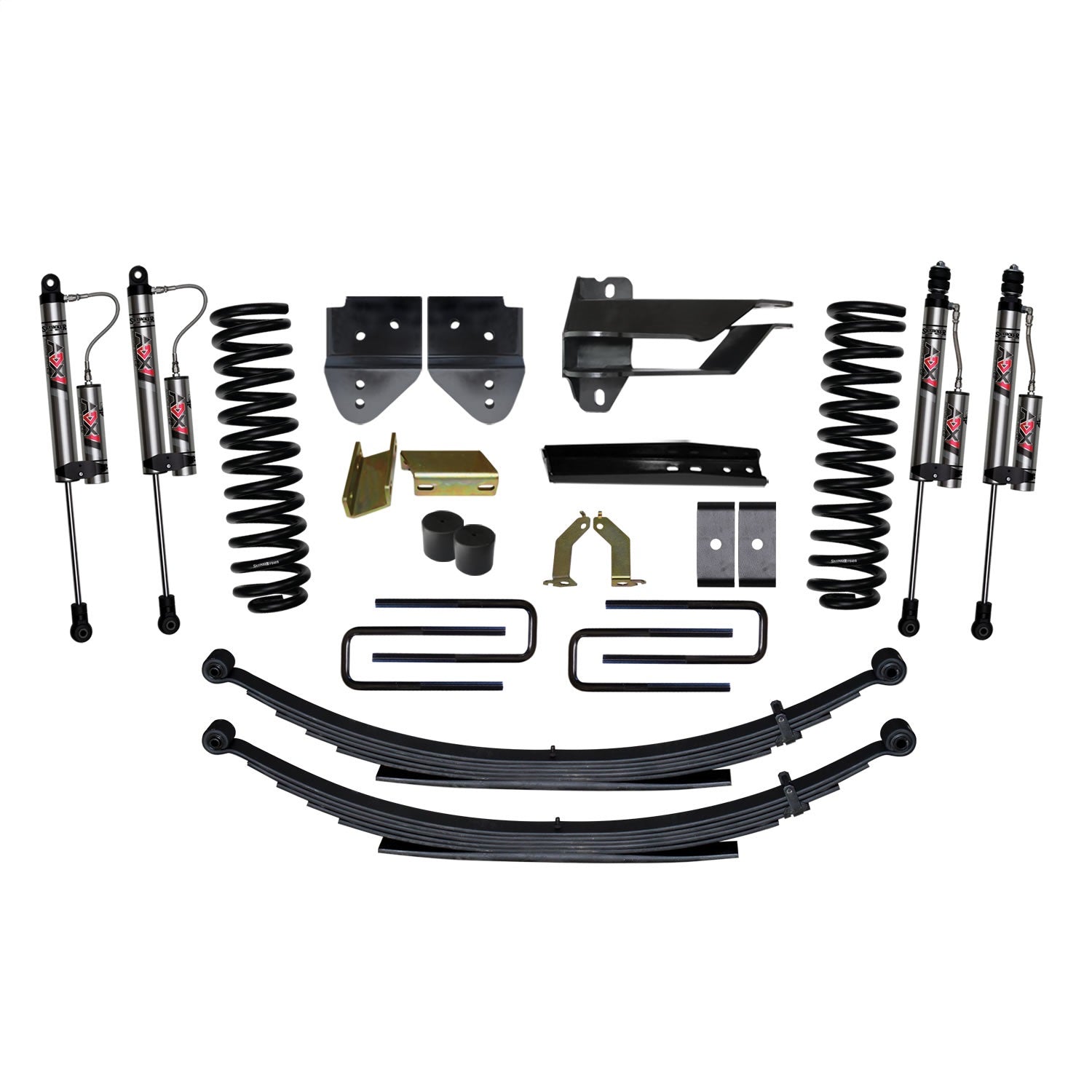 Skyjacker F17401KS-X 4 in. Suspension Lift System With ADX 2.0 Remote Reservoir Monotube Shocks. Skyjacker F17401KS-X