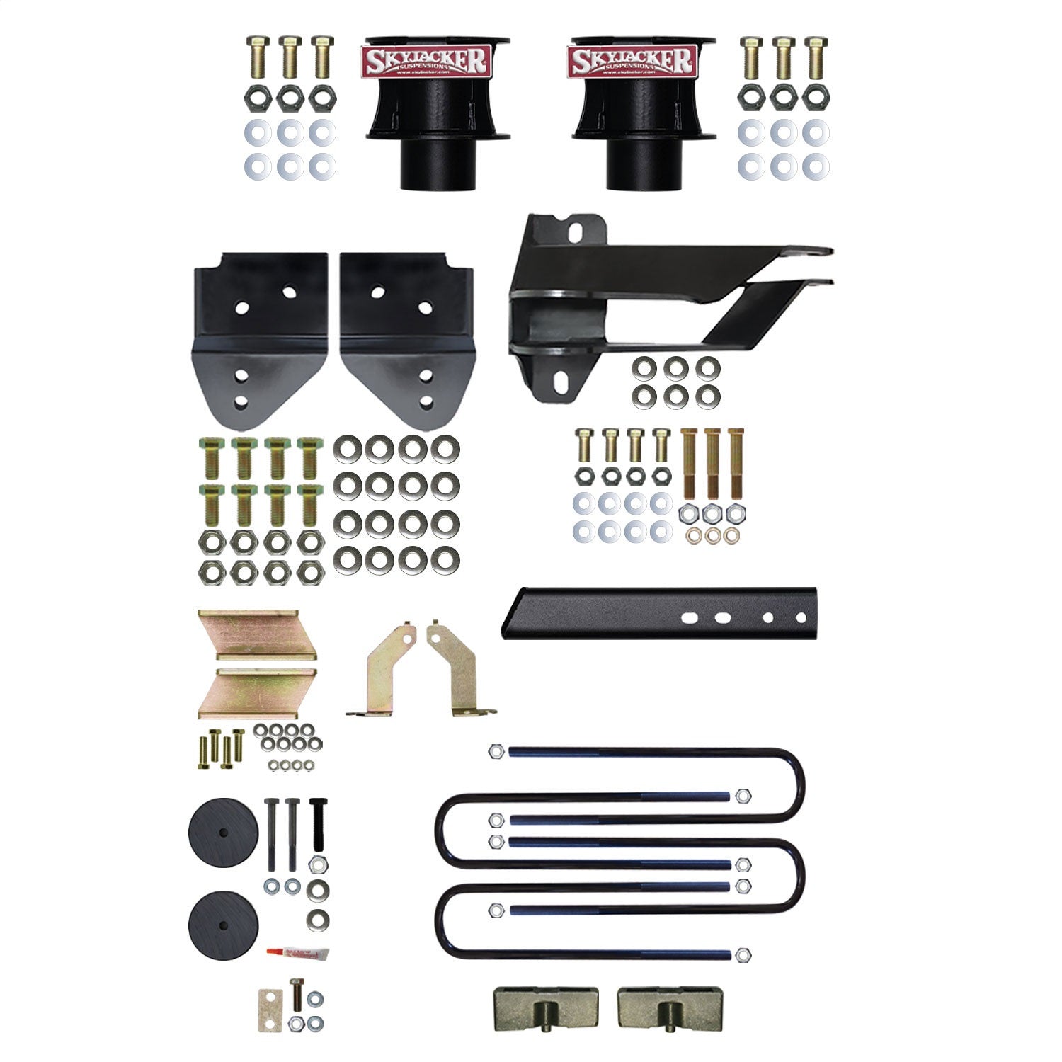 Skyjacker F1740S3 4 in. Component Box With Front Coil Spring Spacers. Skyjacker F1740S3