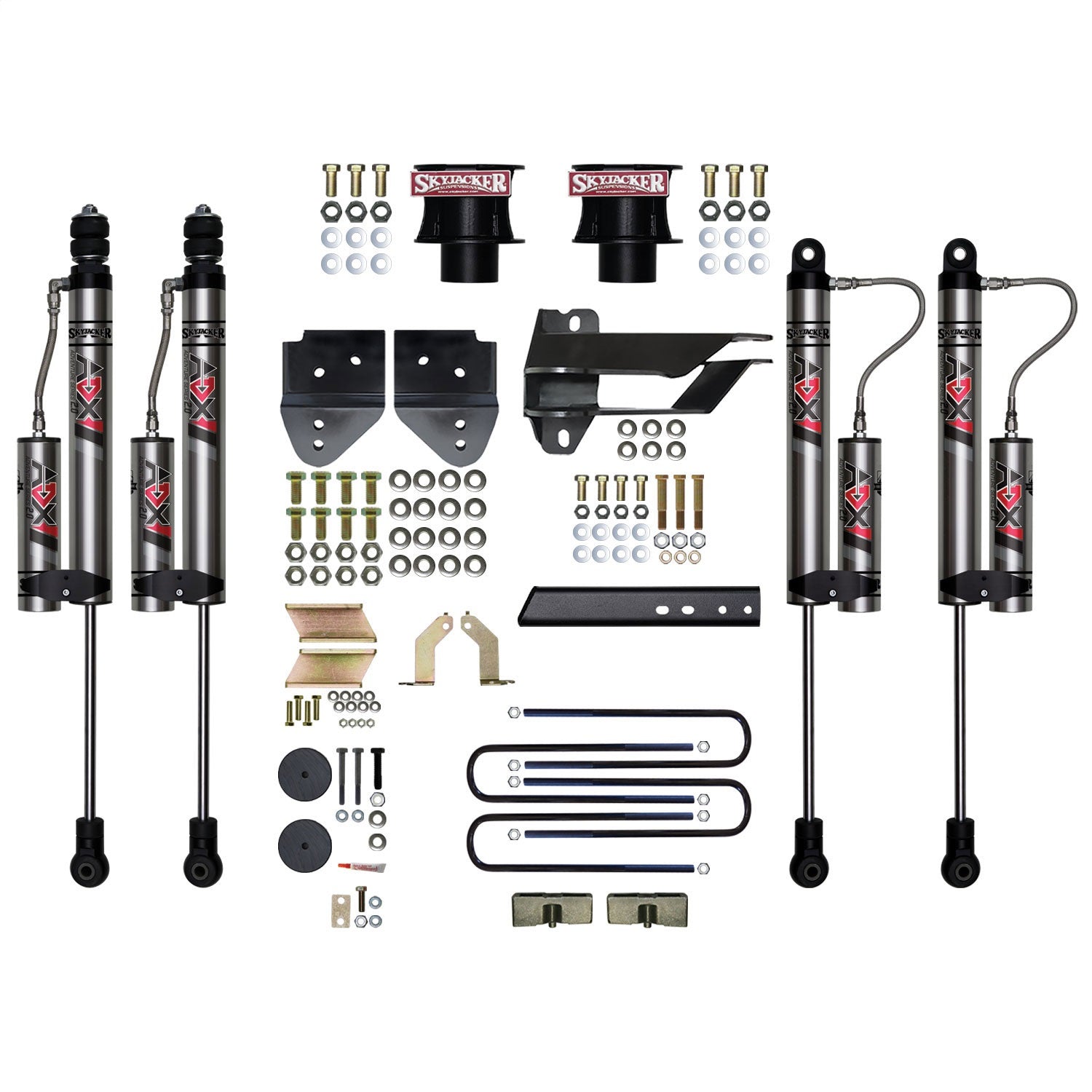 Skyjacker F1740SKX 4 in. Suspension Lift Kit With ADX 2.0 Remote Reservoir Shocks. Skyjacker F1740SKX