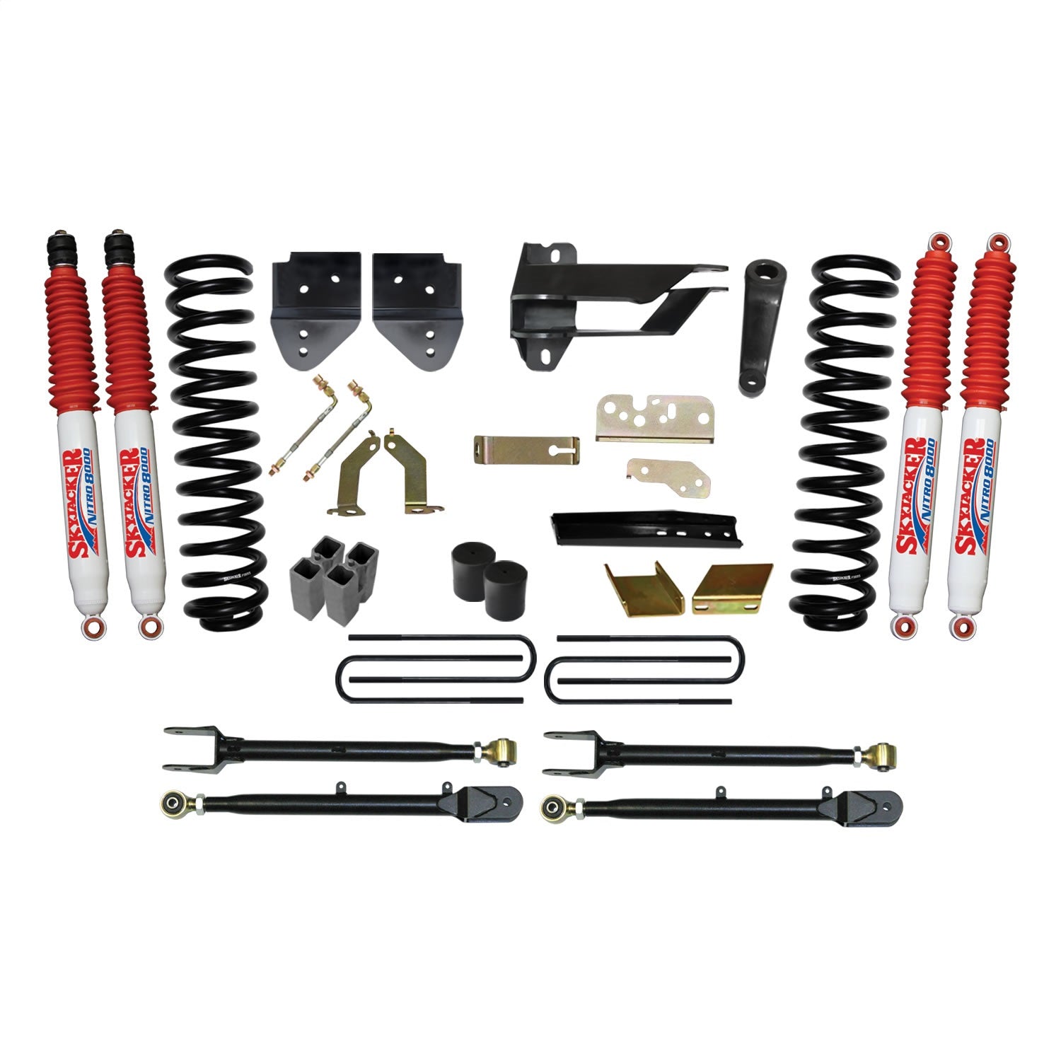 Skyjacker F176024K3-N 6 IN KIT; 2017 F350 4WD GAS Skyjacker F176024K3-N