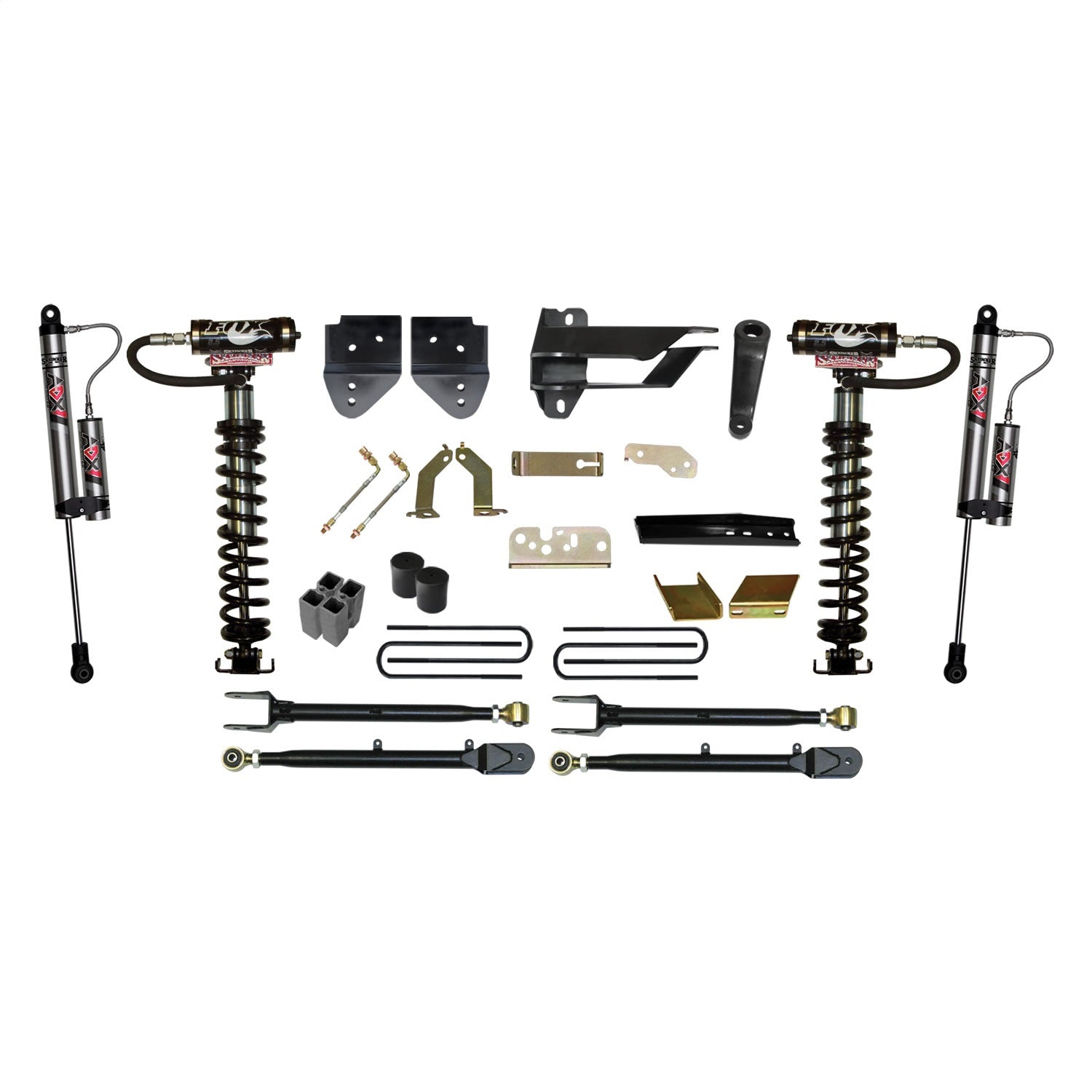 Skyjacker F17624LSK-X 6 in. Suspension Lift Kit With ADX 2.0 Remote Reservoir Monotube Shocks. Skyjacker F17624LSK-X