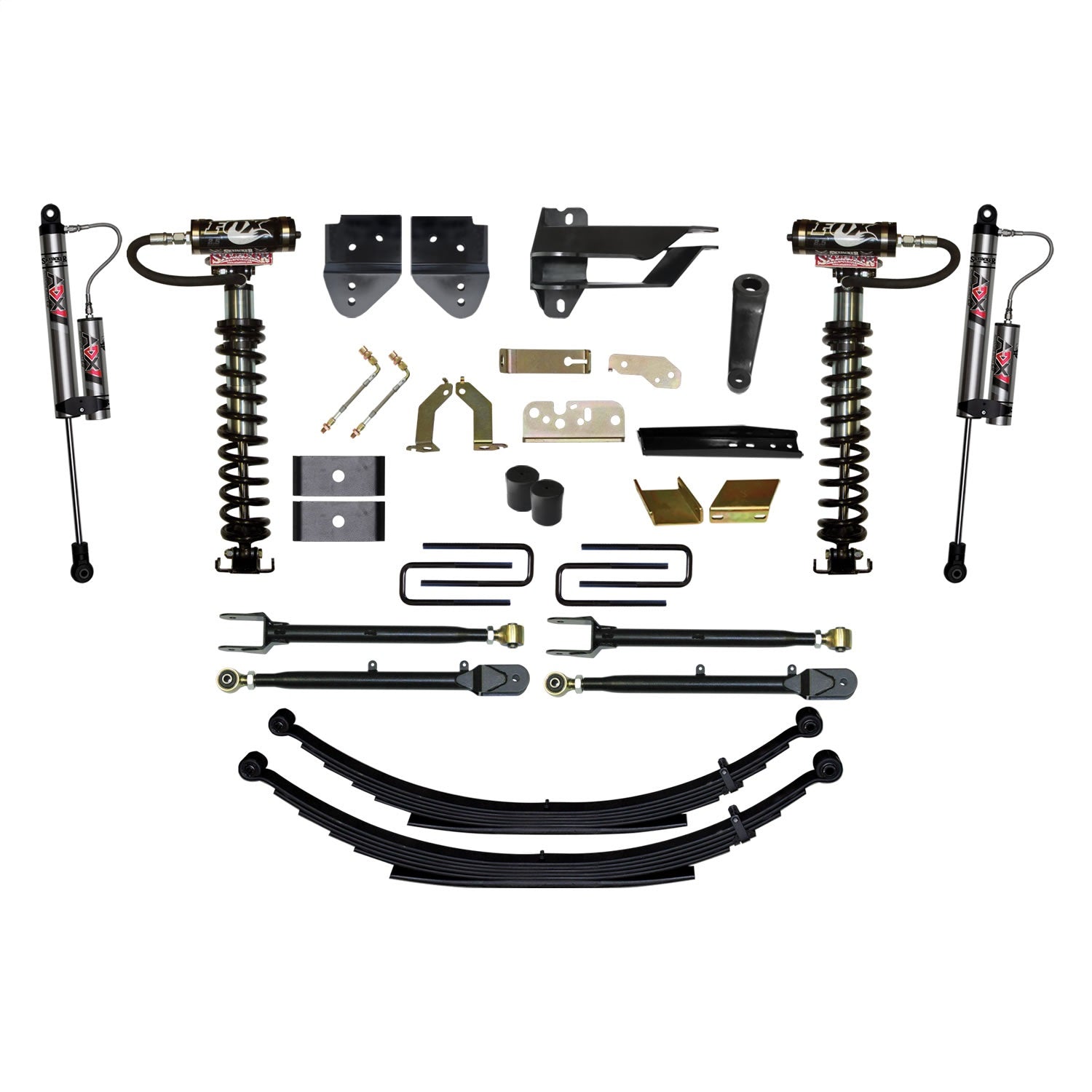 Skyjacker F17624LSKS-X 6 in. Suspension Lift System With ADX 2.0 Remote Reservoir Monotube Shocks. Skyjacker F17624LSKS-X