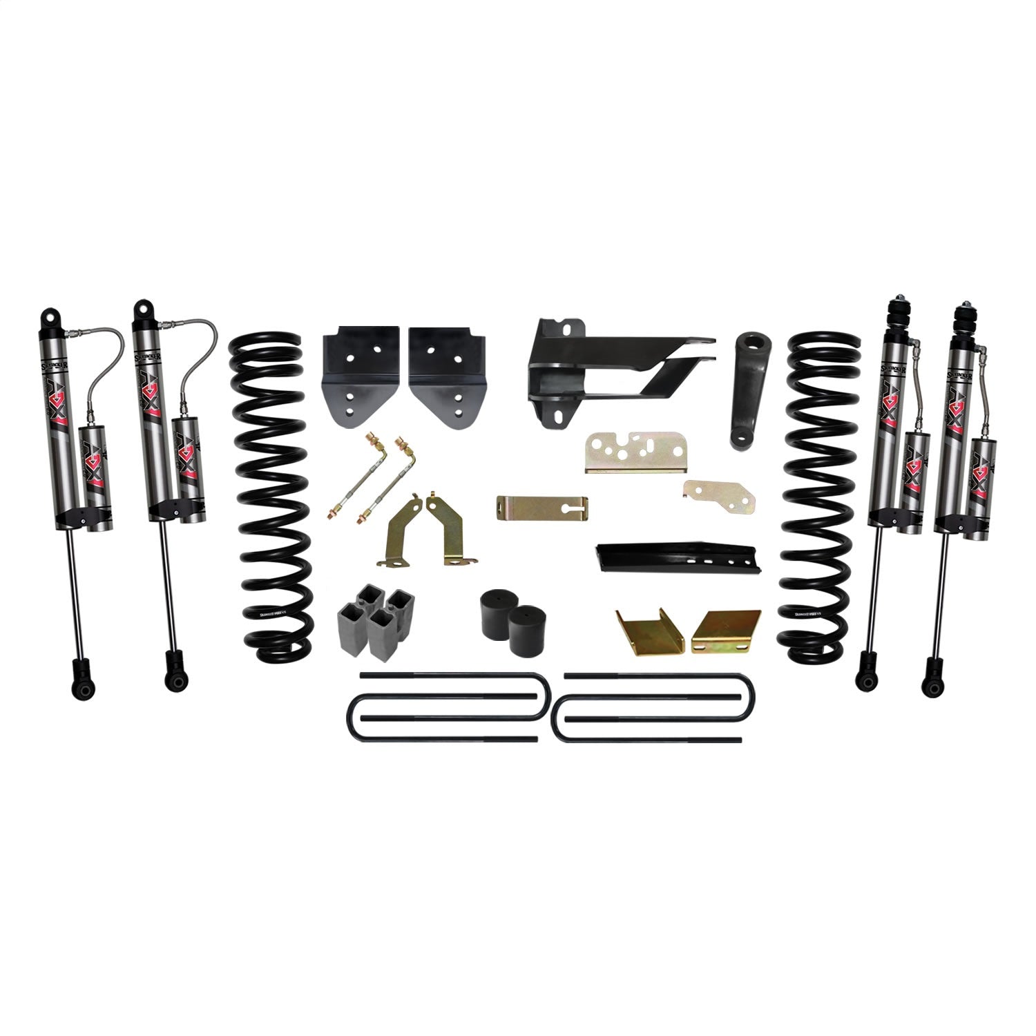 Skyjacker F17651K3-X 6 in. Suspension Lift Kit With ADX 2.0 Remote Reservoir Monotube Shocks. Skyjacker F17651K3-X