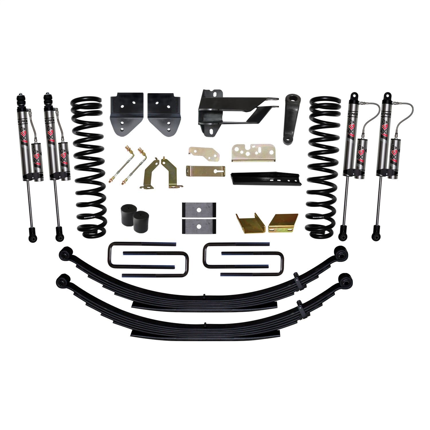 Skyjacker F17651KS-X 6 in. Suspension Lift System With ADX 2.0 Remote Reservoir Monotube Shocks. Skyjacker F17651KS-X