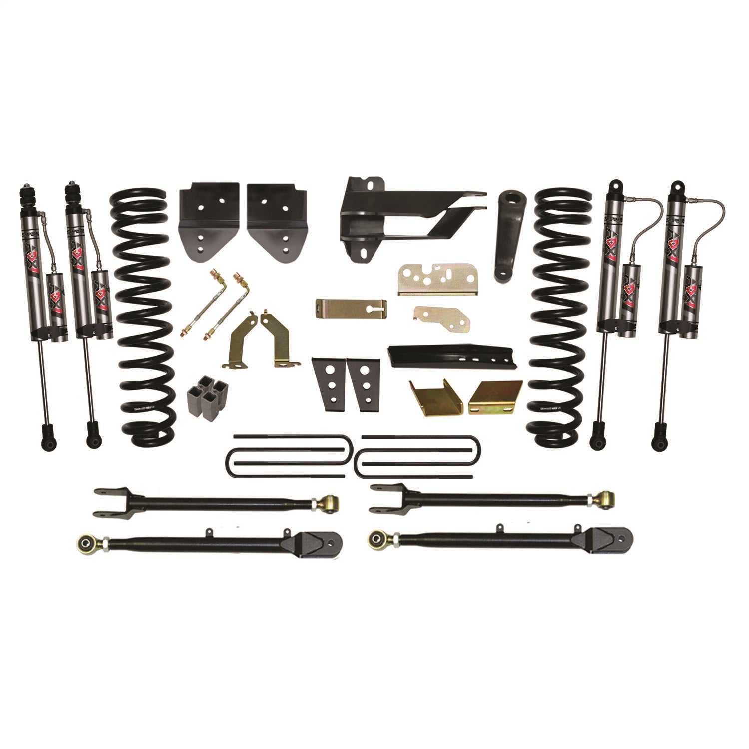Skyjacker F17802K-X 8.5 in. Suspension Lift Kit With ADX 2.0 Remote Reservoir Monotube Shocks. Skyjacker F17802K-X