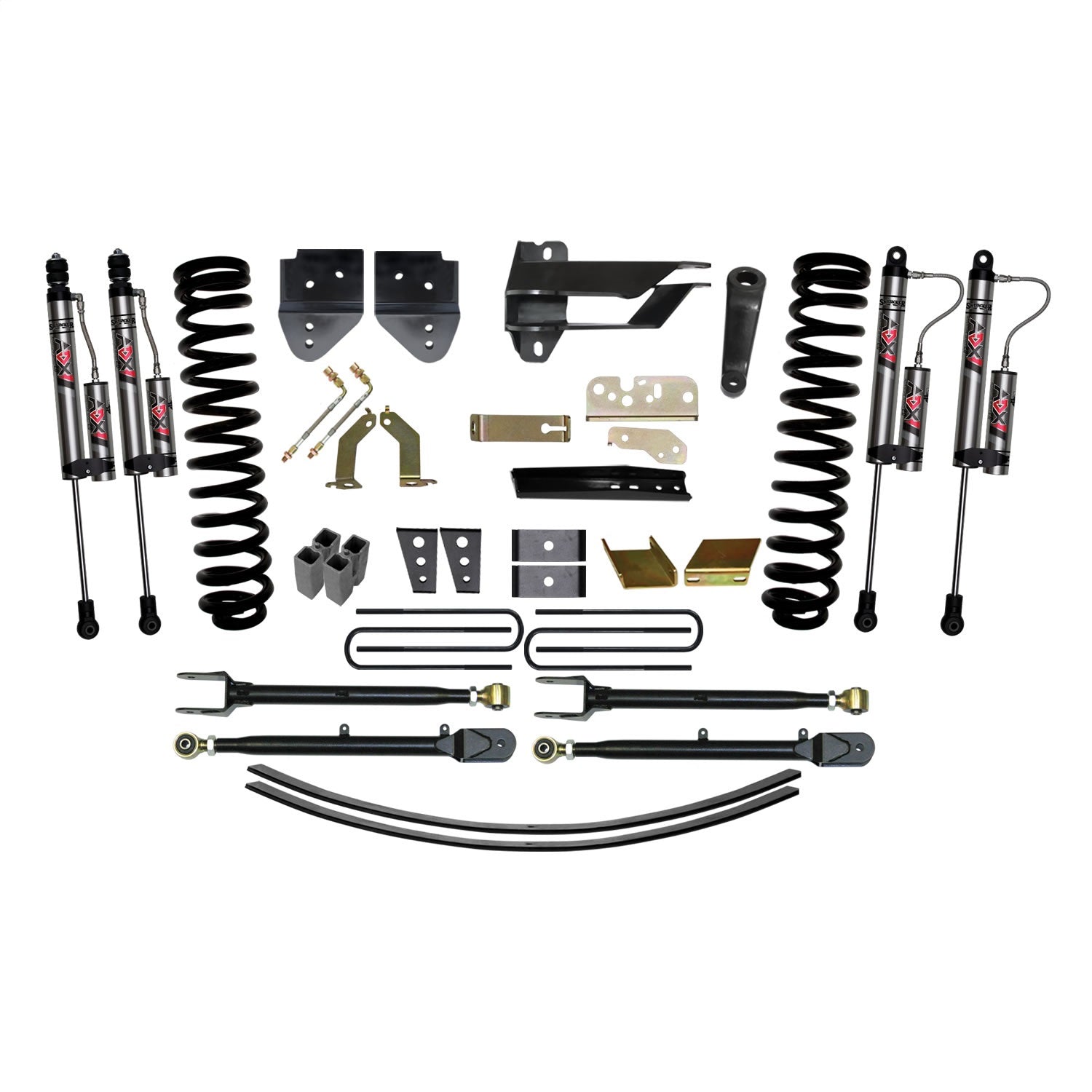 Skyjacker F17852K-X 8.5 in. Suspension Lift Kit With ADX 2.0 Remote Reservoir Monotube Shocks. Skyjacker F17852K-X