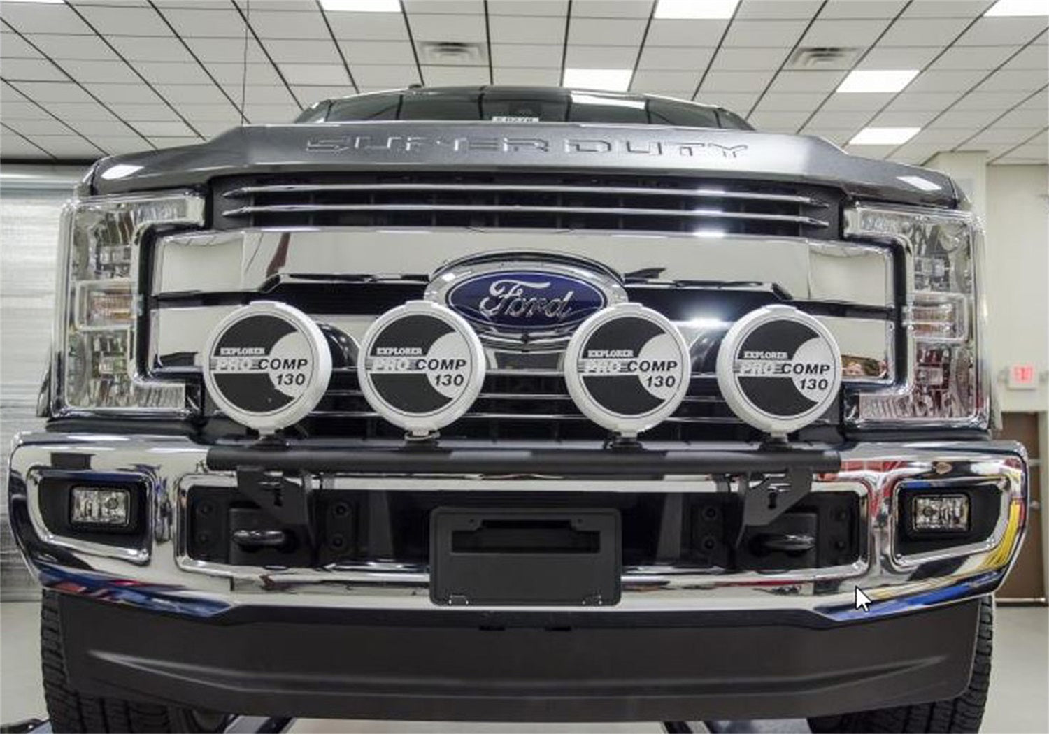 N-Fab F184LB-TX Light Mounting-Light Bar (4-9)-17-21 Raptor-TX Blk N-Fab F184LB-TX