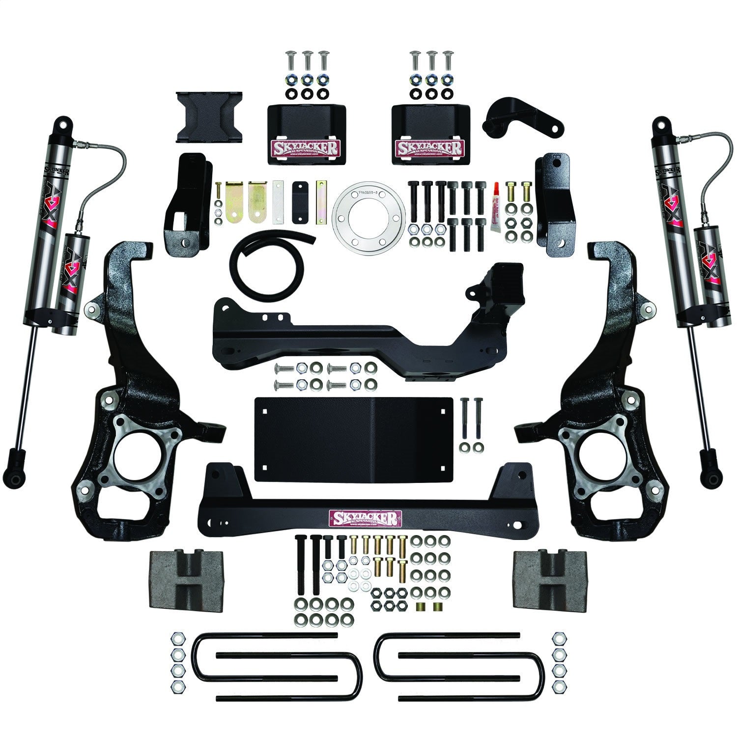 Skyjacker F2145BKX 4.5 in. Suspension Lift Kit With ADX 2.0 Remote Reservoir Monotube Shocks. Skyjacker F2145BKX