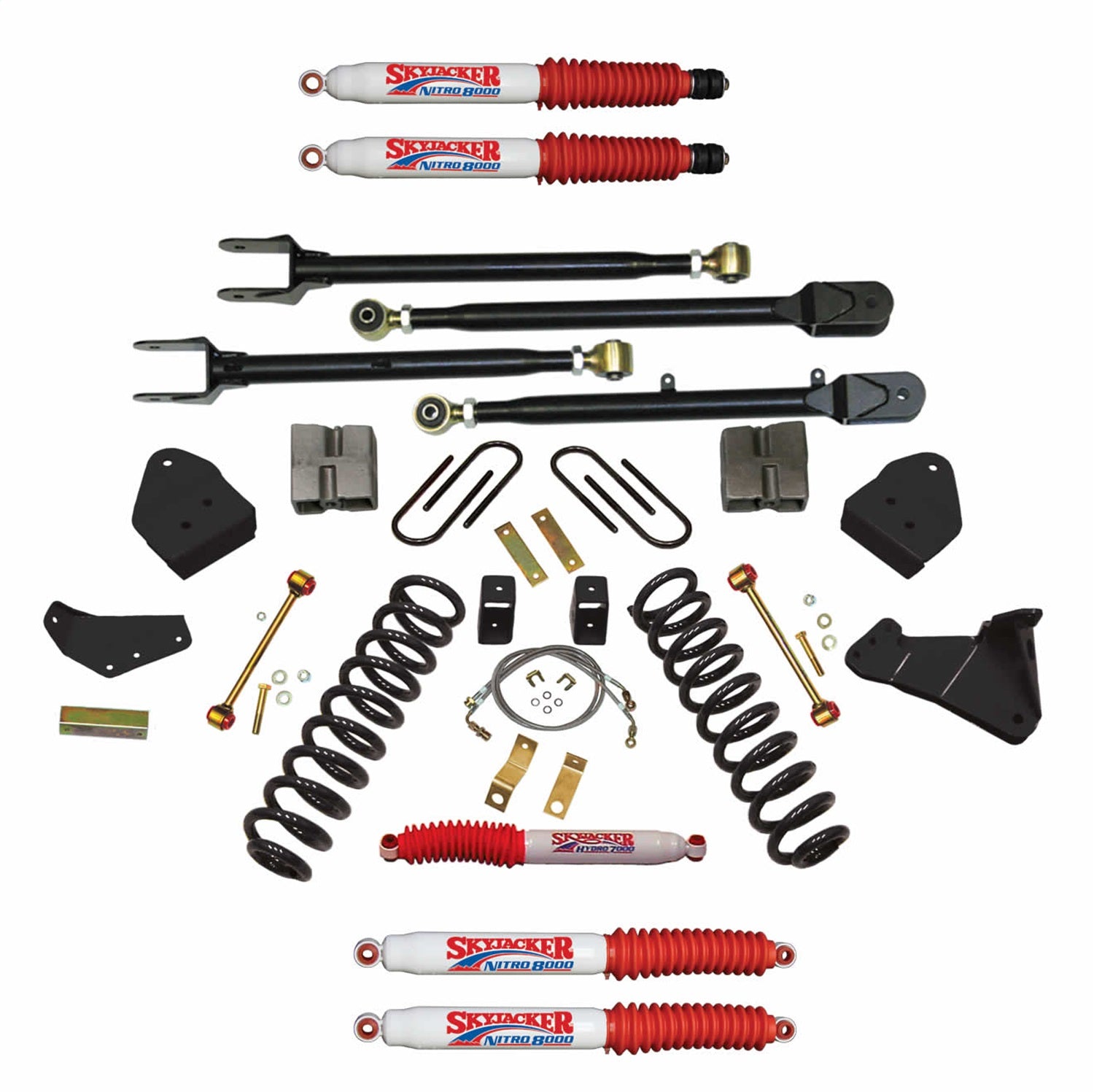 Skyjacker F86024KSH-N 6IN. SYS; 08-10 F350 S-DUTY; 4NI Skyjacker F86024KSH-N