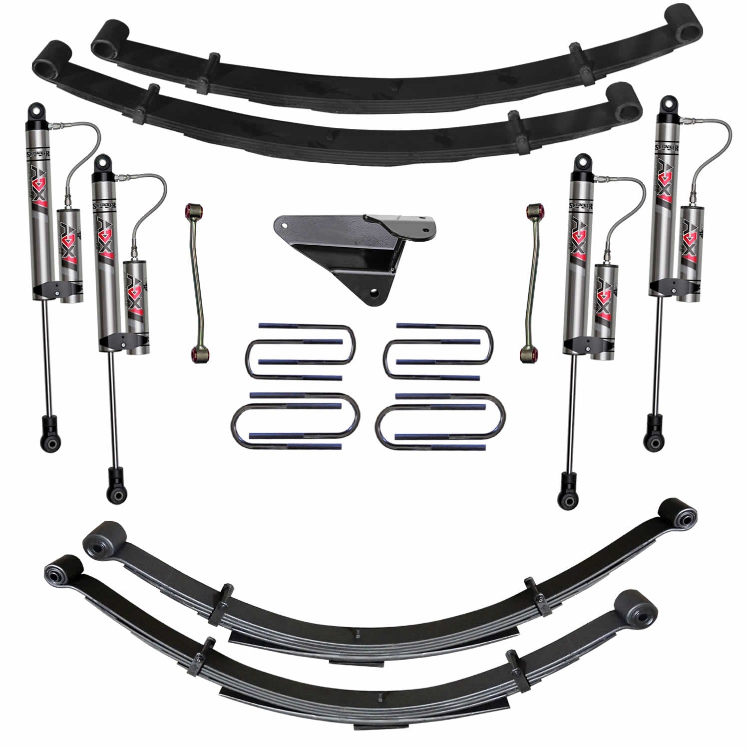 Skyjacker F9402MKS-X 4 in. Suspension Lift System With ADX 2.0 Remote Reservoir Monotube Shocks. Skyjacker F9402MKS-X