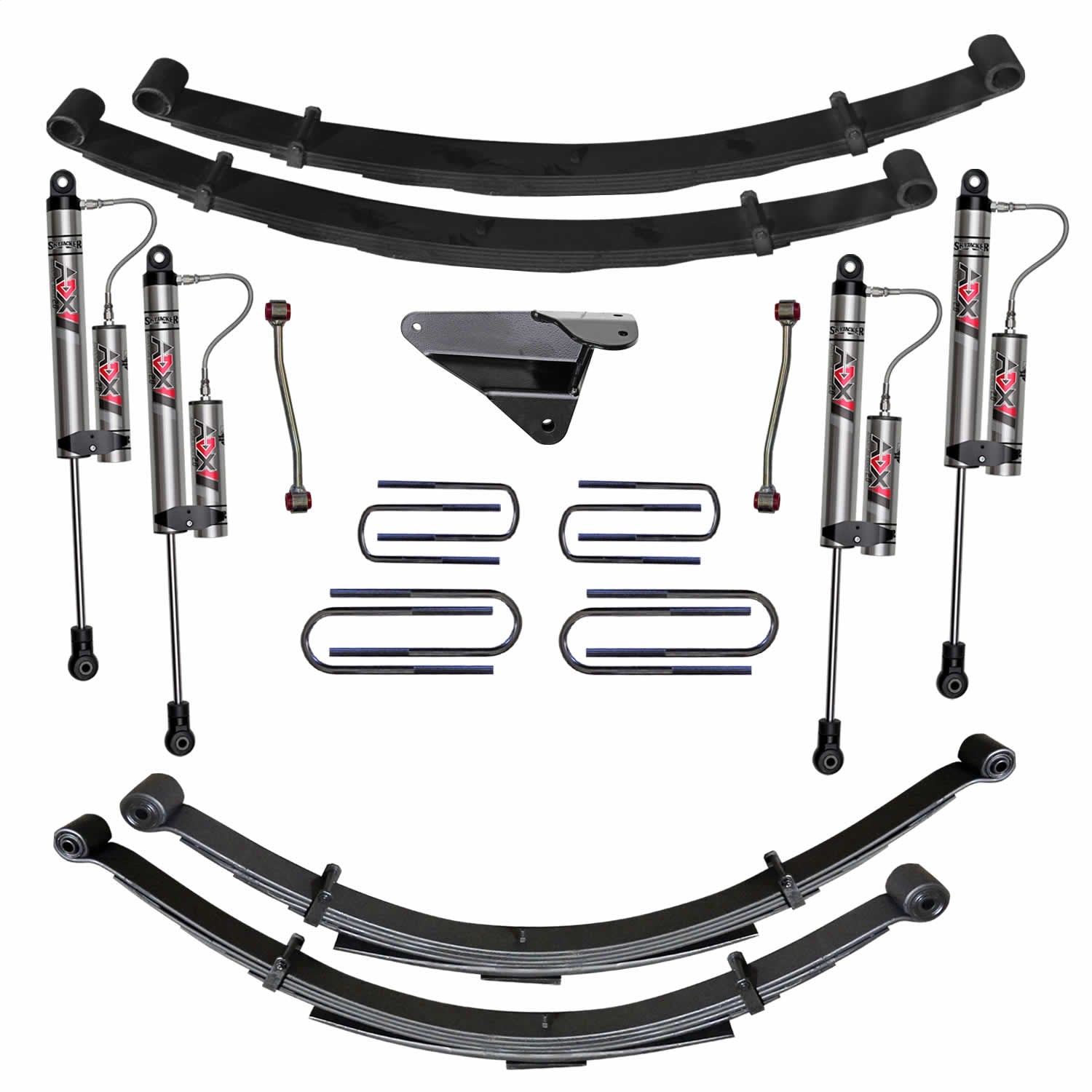 Skyjacker F9403MKS-X 4 in. Suspension Lift System With ADX 2.0 Remote Reservoir Monotube Shocks. Skyjacker F9403MKS-X