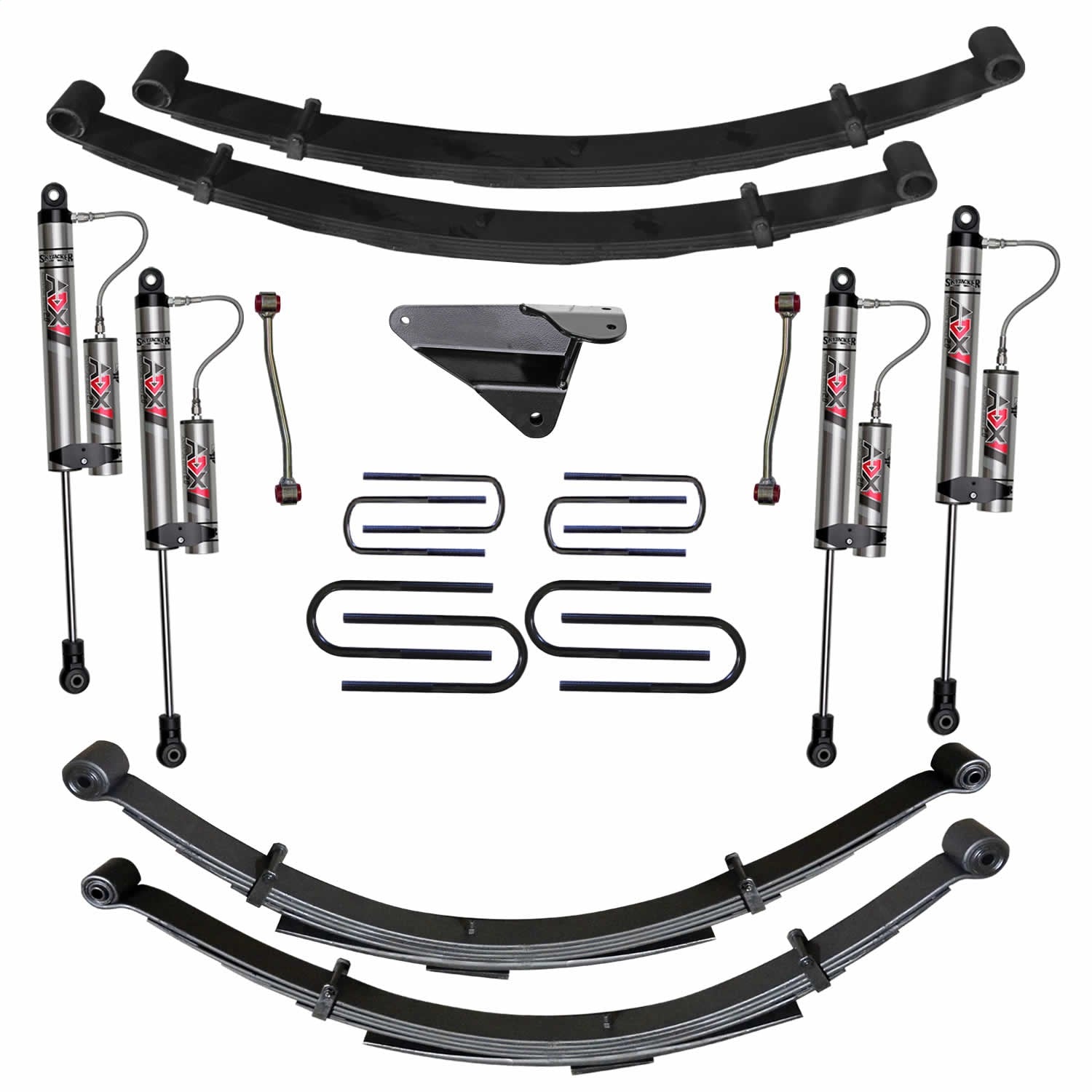 Skyjacker F940MKS-X 4 in. Suspension Lift System With ADX 2.0 Remote Reservoir Monotube Shocks. Skyjacker F940MKS-X