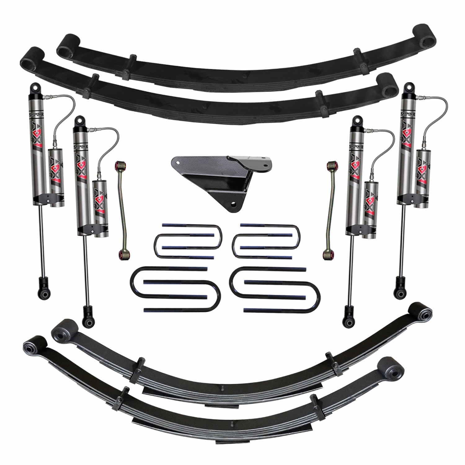 Skyjacker F9452MKS-X 4 in. Suspension Lift System With ADX 2.0 Remote Reservoir Monotube Shocks. Skyjacker F9452MKS-X