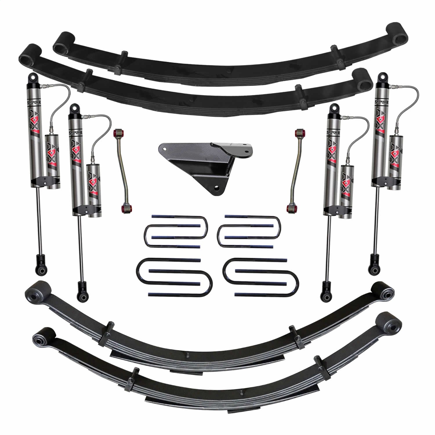 Skyjacker F945MKS-X 4 in. Suspension Lift System With ADX 2.0 Remote Reservoir Monotube Shocks. Skyjacker F945MKS-X
