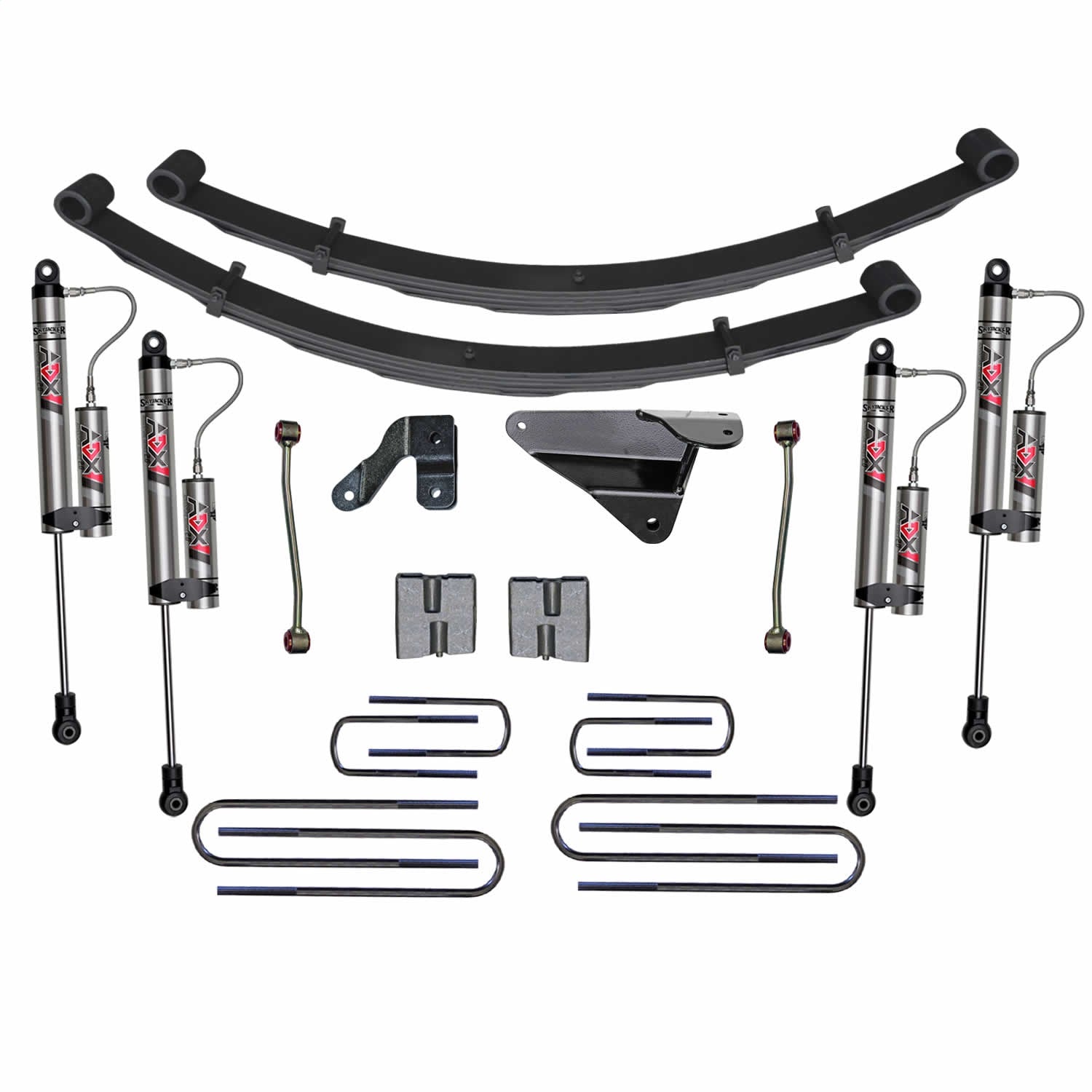 Skyjacker F9602MK-X 6 in. Suspension Lift Kit With ADX 2.0 Remote Reservoir Monotube Shocks. Skyjacker F9602MK-X
