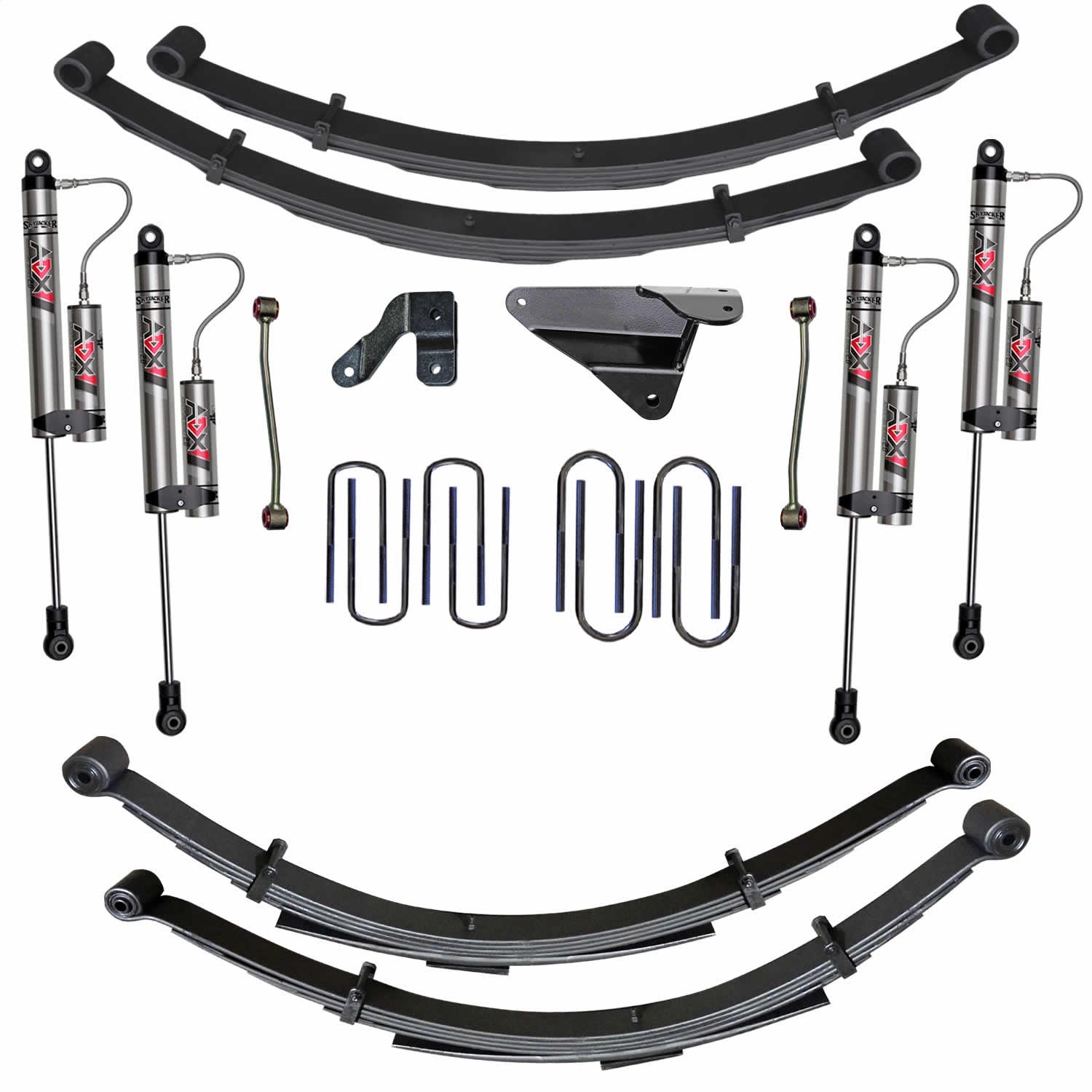 Skyjacker F9602MKS-X 6 in. Suspension Lift System With ADX 2.0 Remote Reservoir Monotube Shocks. Skyjacker F9602MKS-X