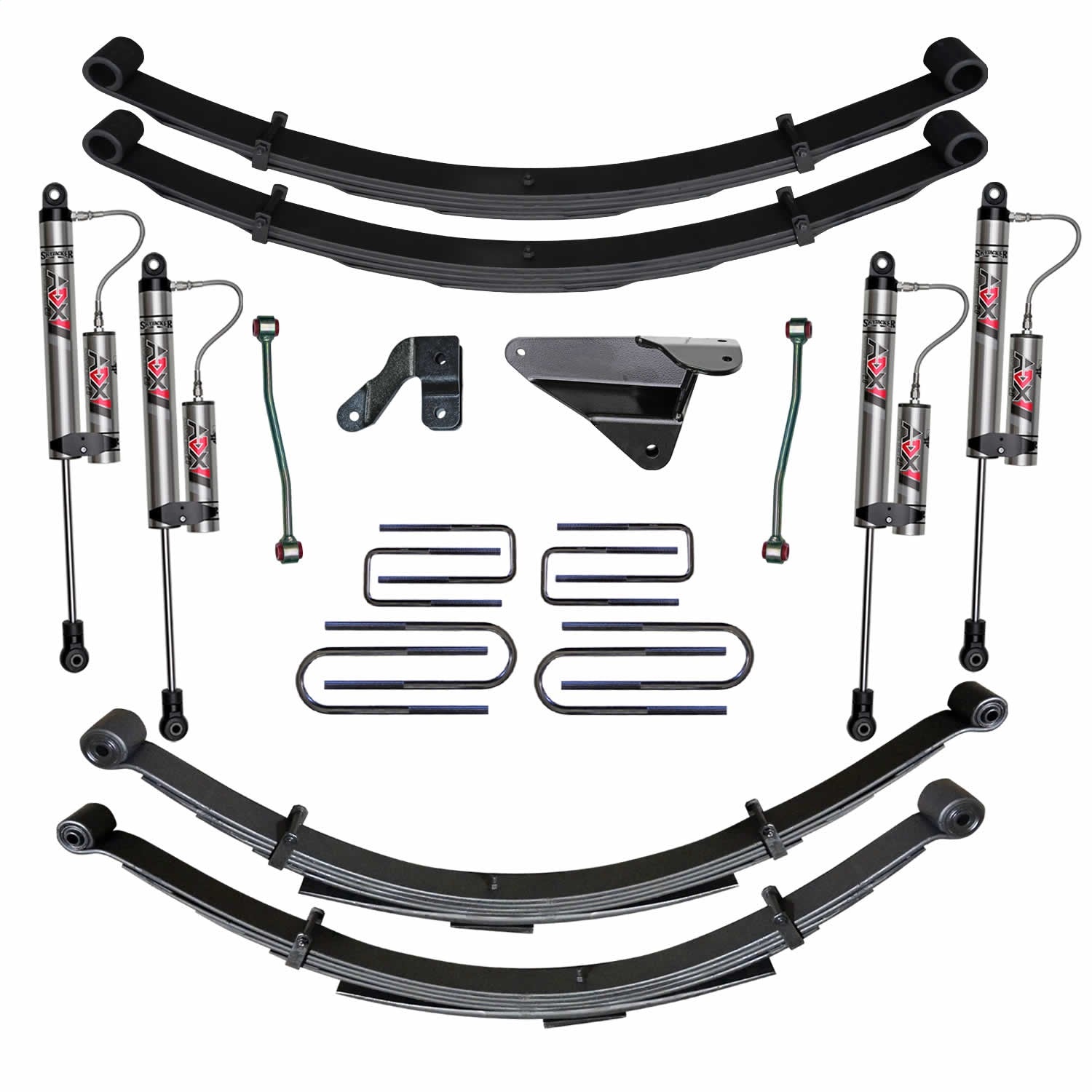 Skyjacker F9653MKS-X 6 in. Suspension Lift System With ADX 2.0 Remote Reservoir Monotube Shocks. Skyjacker F9653MKS-X