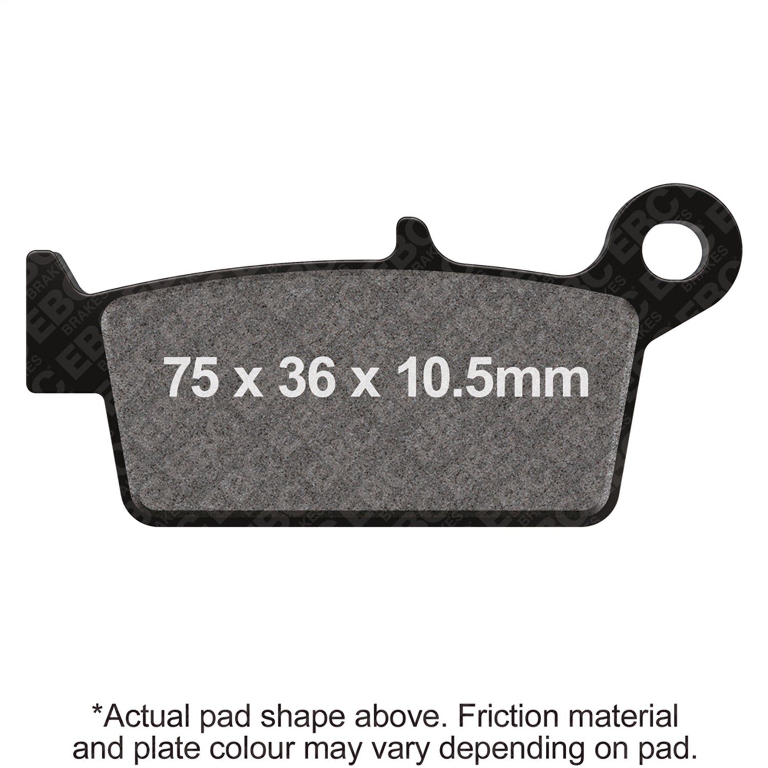 EBC Motorcycle Brakes FA131X Carbon X Pads For Enduro/MX Bikes; EBC Motorcycle Brakes FA131X