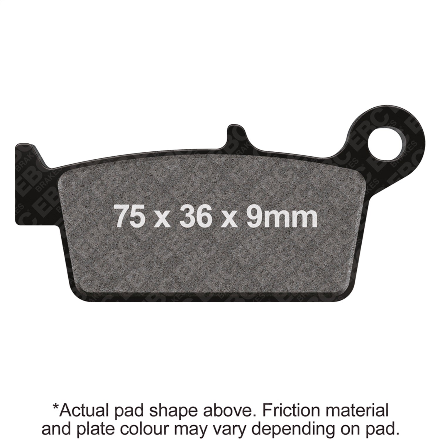 EBC Motorcycle Brakes FA131R R Series Heavy Duty Sintered Pads; ATV Grade; Not For Highway Use; EBC Motorcycle Brakes FA131R