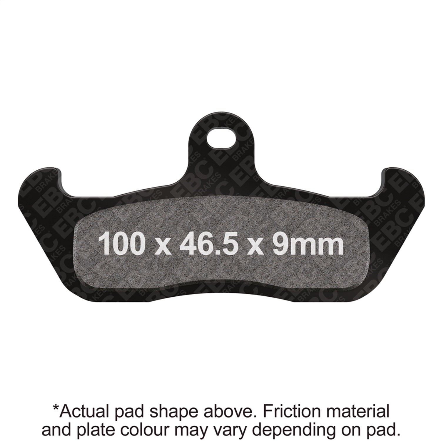 EBC Motorcycle Brakes FA134R R Series Heavy Duty Sintered Pads; ATV Grade; Not For Highway Use; EBC Motorcycle Brakes FA134R