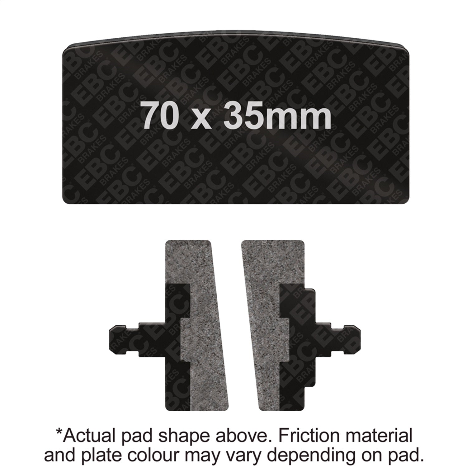 EBC Motorcycle Brakes FA22V Disc Brake Pad EBC Motorcycle Brakes FA22V