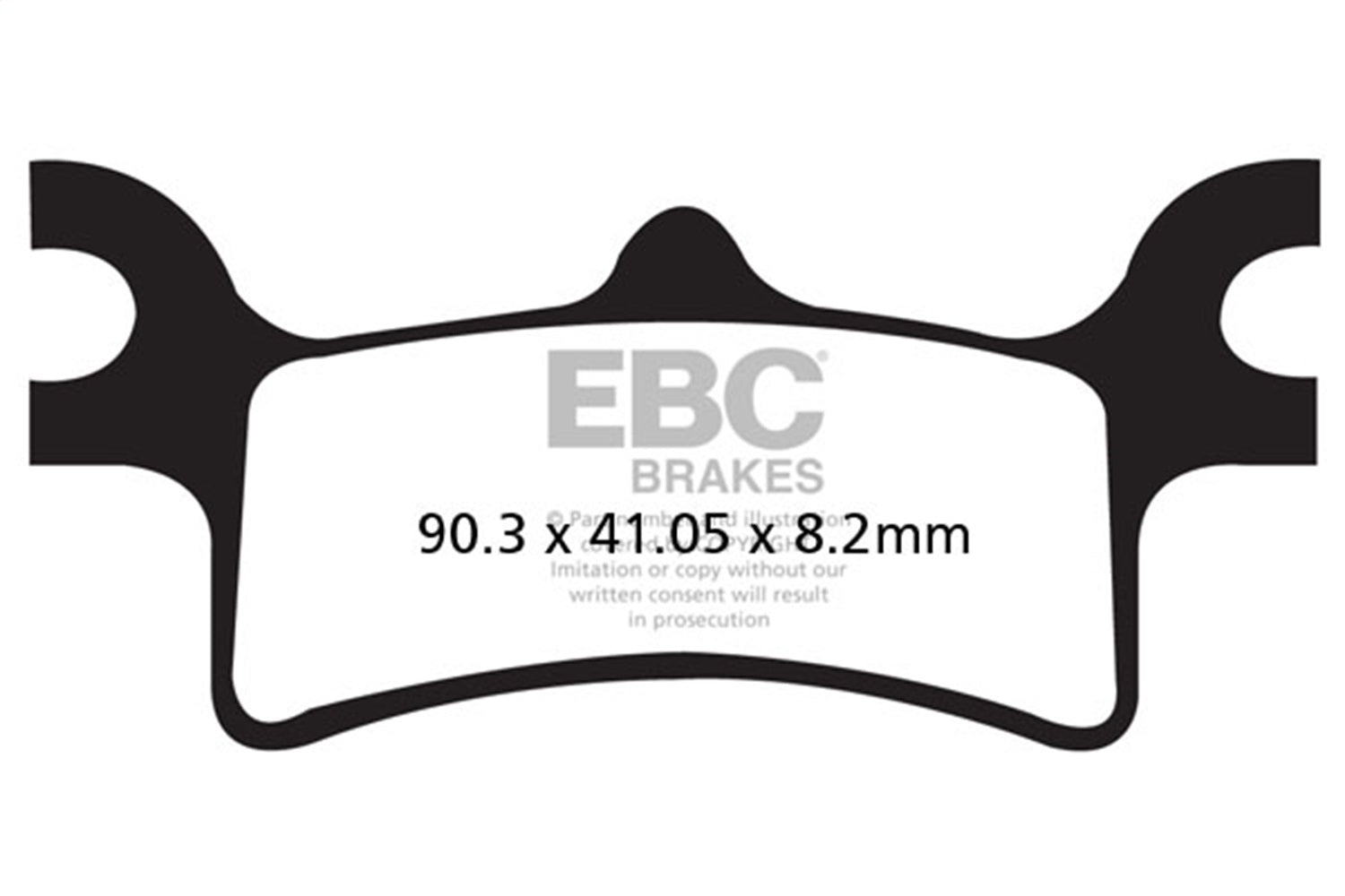 EBC Motorcycle Brakes FA314SV Severe Duty Sintered Pads; EBC Motorcycle Brakes FA314SV