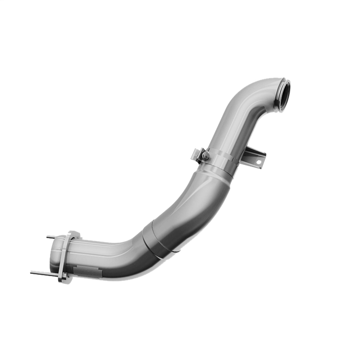 MBRP Exhaust FAL459 Armor Lite Turbocharger Down Pipe; 4 in.; Aluminized; Rectangular Tip; MBRP Exhaust FAL459
