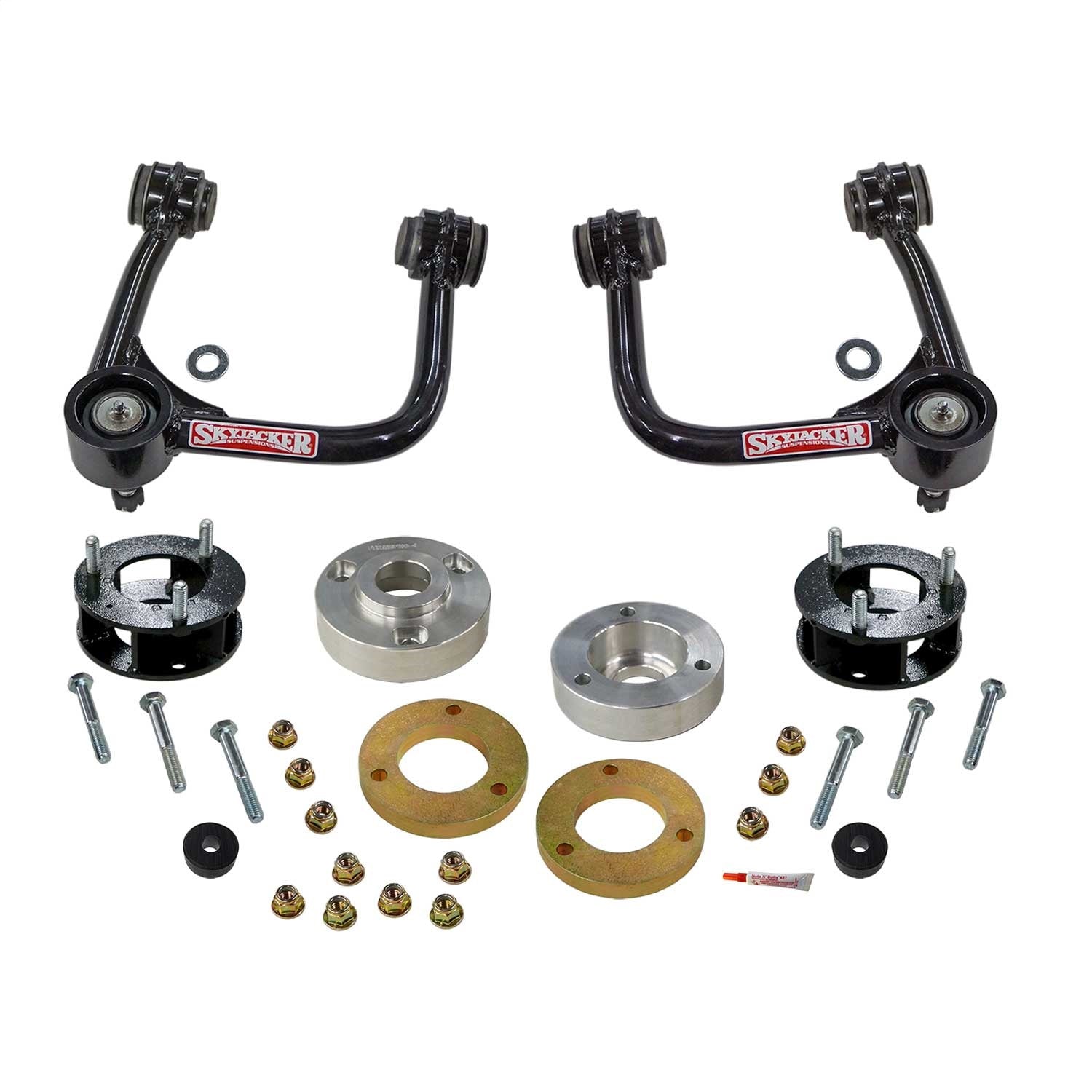 Skyjacker FB2130MSPB 3 In. Suspension Lift Kit With Metal Spacers And Upper Control Arms. Skyjacker FB2130MSPB