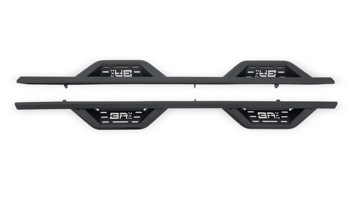 Body Armor FD-4200 Ambush Side Steps; 2 in. Ergonomic Style; Steel Construction; Body Armor FD-4200