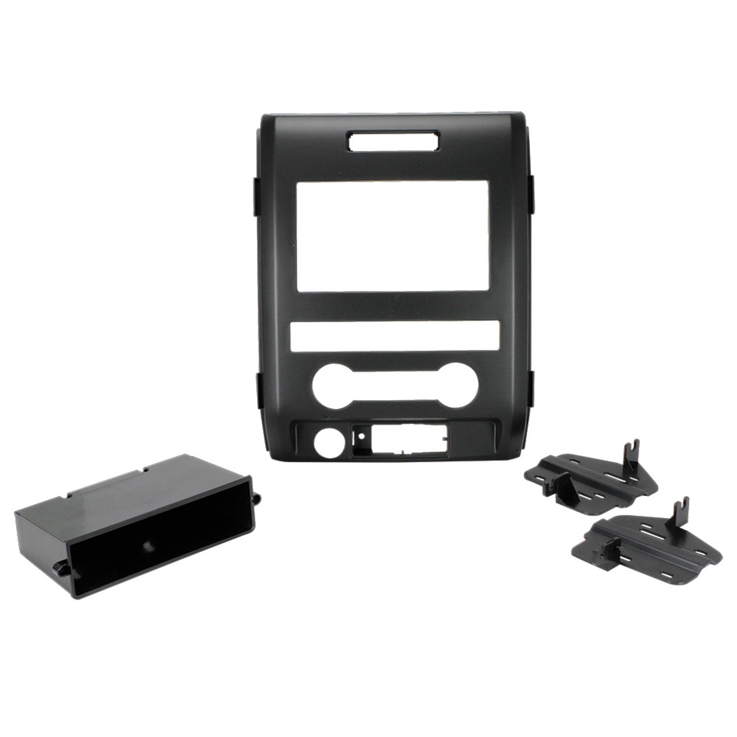 Scosche FD1438B Custom Fit ISO Double DIN Or Single DIN w/Pocket Dash Kit Scosche FD1438B