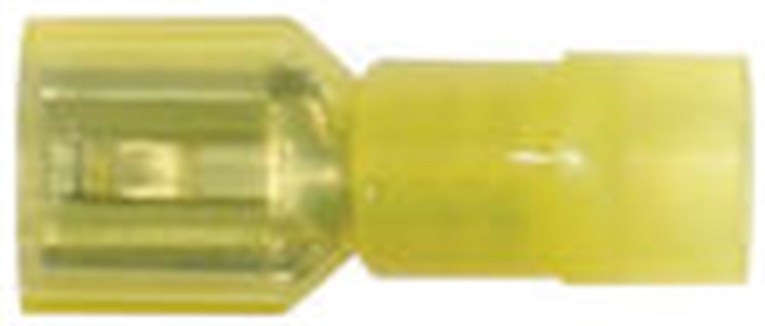 Scosche FDNY250-100 Female Disconnects; Nylon Fully Insulated; 10-12GA; Yellow; 0.250 in.; 100 pcs.; Scosche FDNY250-100