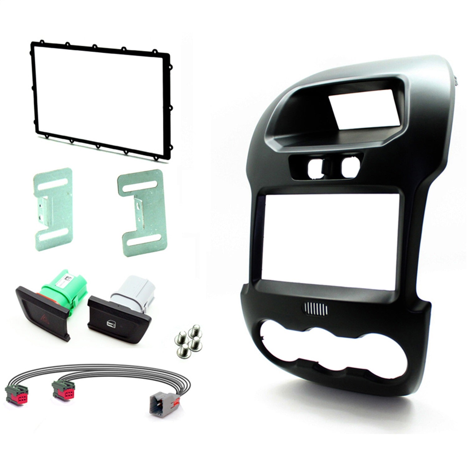 Scosche FDSA6213DDB Custom Fit ISO Double DIN Dash Kit Scosche FDSA6213DDB