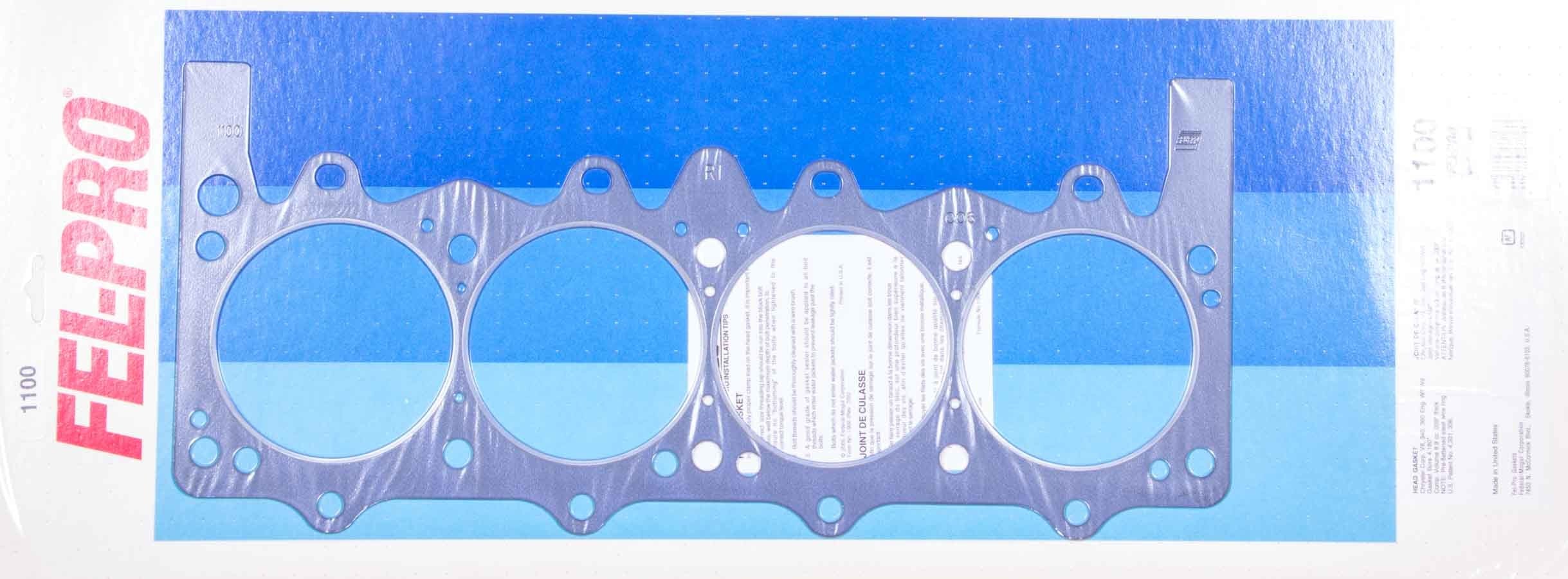 FEL-PRO 1100 SBM Head Gasket - 64-89 18 Bolt Heads FEL-PRO 1100