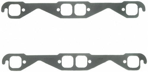 FEL-PRO 1404 SB Chevy Exhaust Gaskets SQUARE PORTS STOCK SIZE FEL-PRO 1404