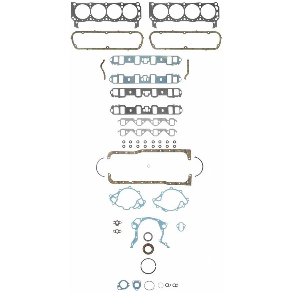 FEL-PRO 260-1125 Engine Gasket Set - SBF 221-302 62-82 FEL-PRO 260-1125