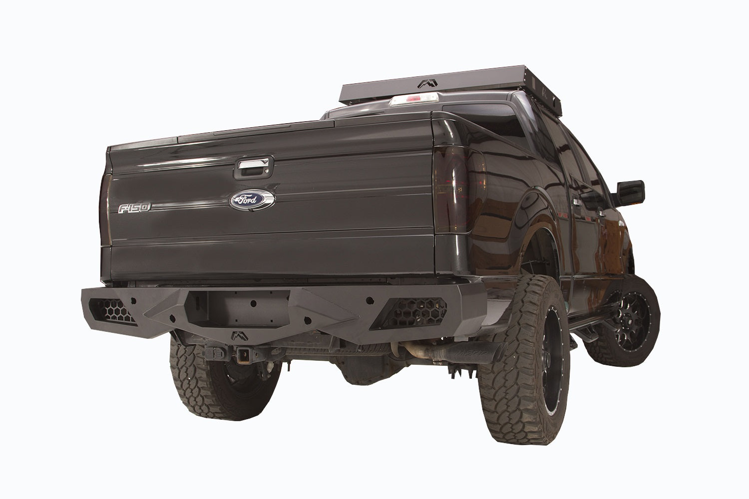 Fab Fours FF09-E1751-B Vengeance Rear Bumper; Uncoated/Paintable; Fab Fours FF09-E1751-B