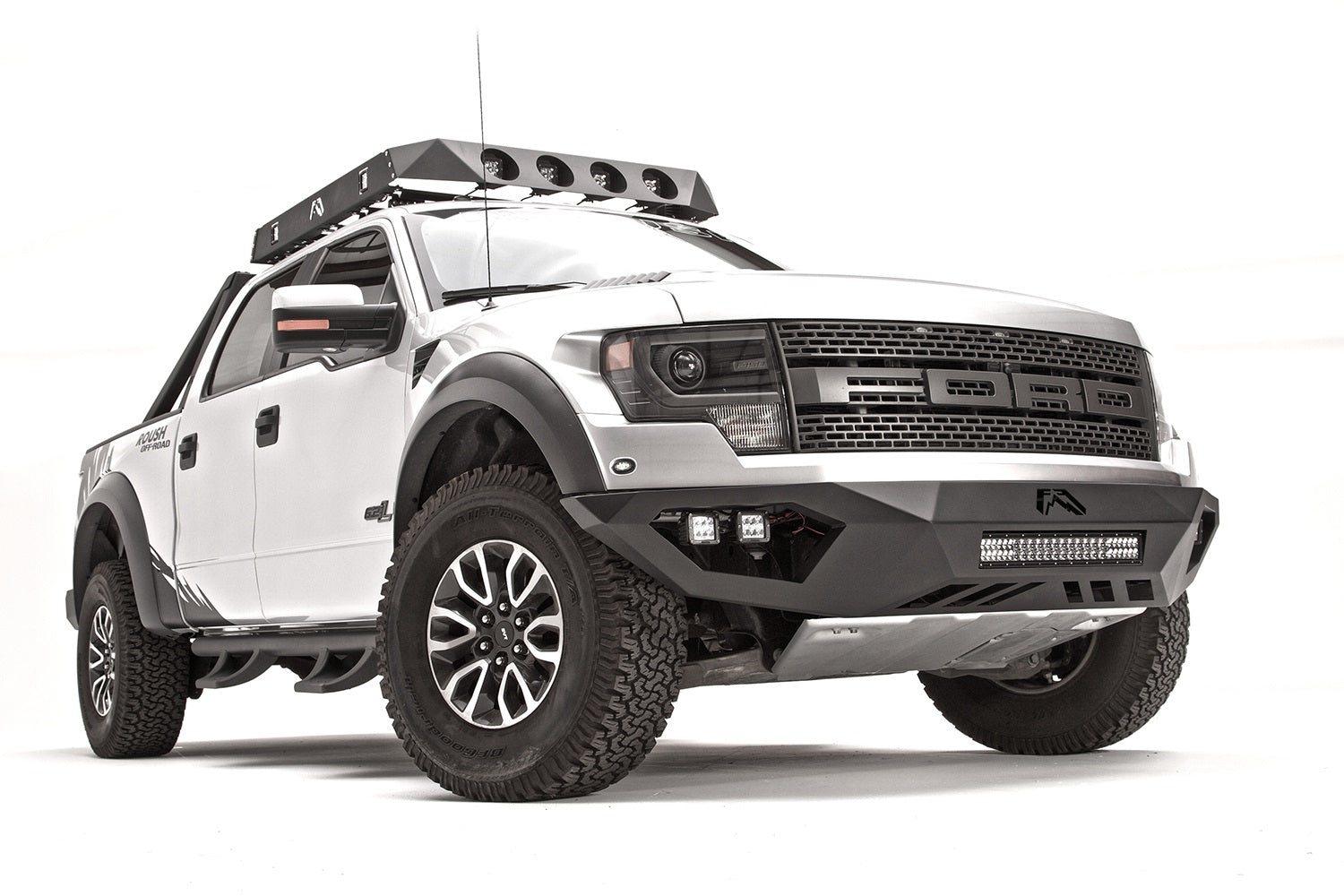 Fab Fours FF10-D1961-B Vengeance Front Bumper; Uncoated/Paintable; Fab Fours FF10-D1961-B