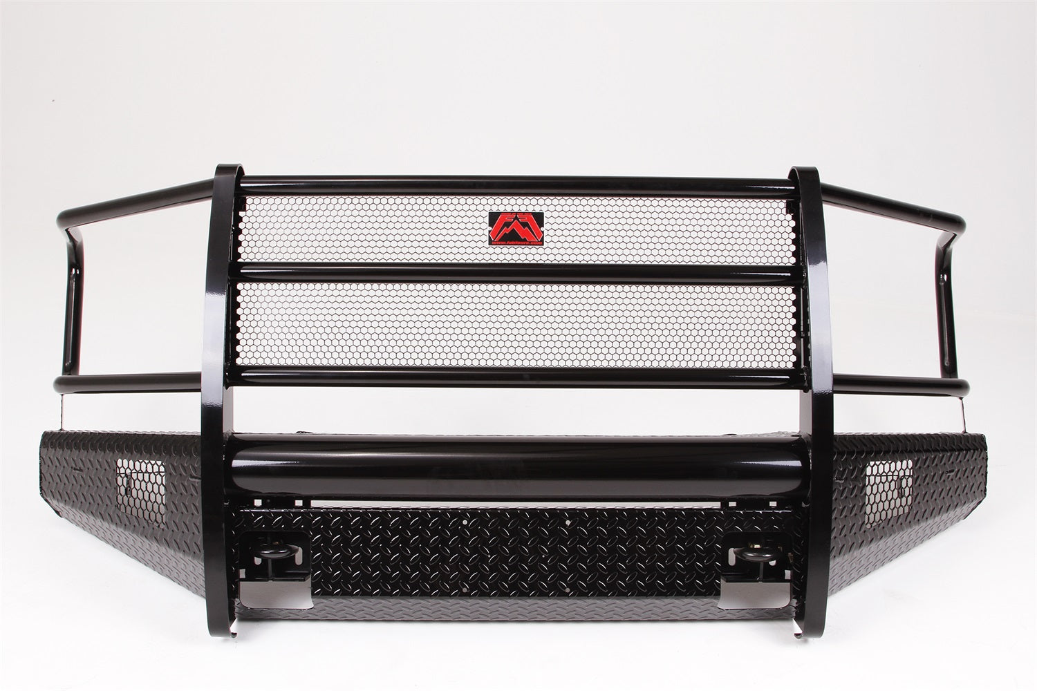 Fab Fours FF15-K3250-1 Black Steel Front Bumper Fab Fours FF15-K3250-1