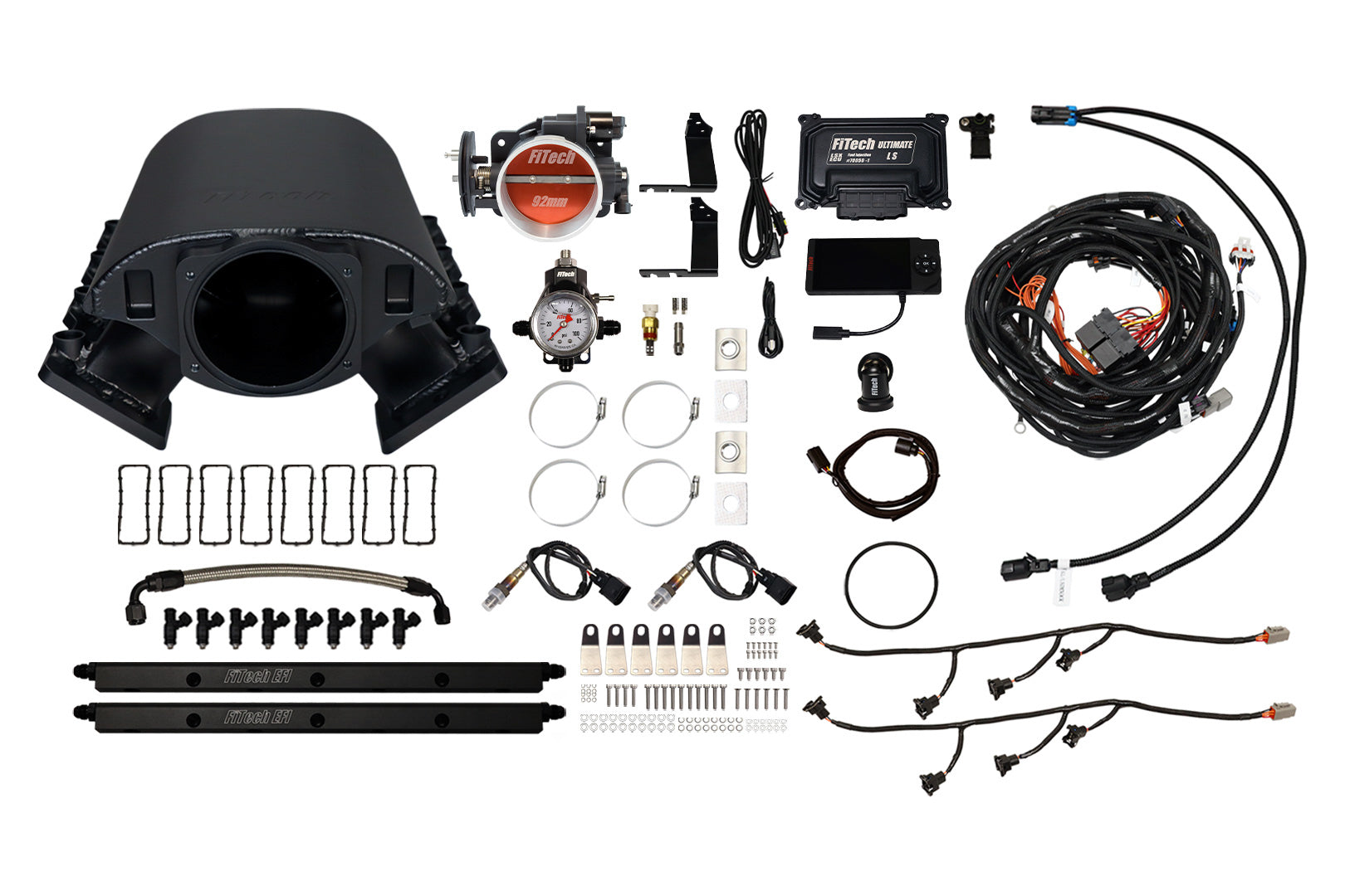 FiTech Fuel Injection 70088 Ultimate Rebel LS 500HP EFI System wo/Trans Cont FiTech Fuel Injection 70088