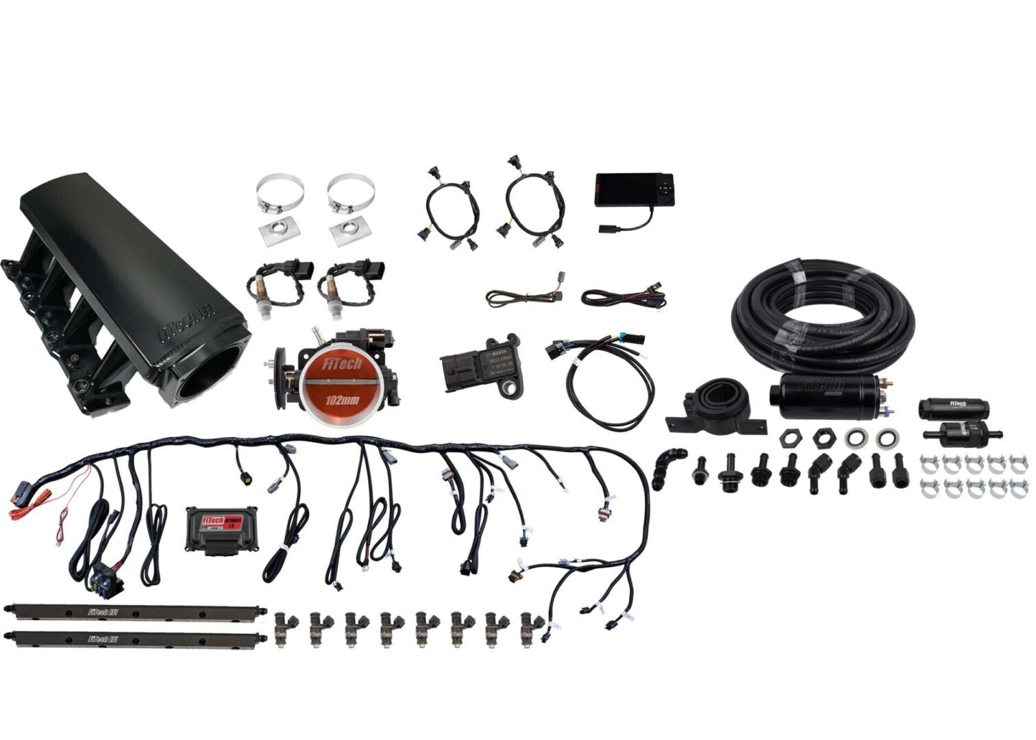 FiTech Fuel Injection 71008 Ultimate LS 750 HP EFI ystem/ Long Runner FiTech Fuel Injection 71008