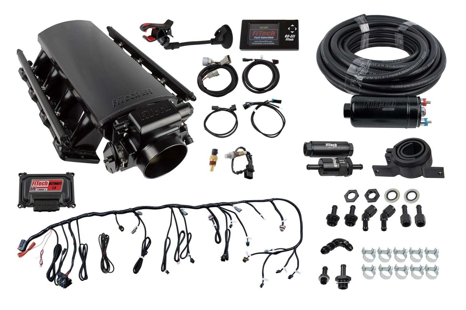 FiTech Fuel Injection 71017 Ultimate LS 750 HP EFI System/ Short LS7 Intake FiTech Fuel Injection 71017