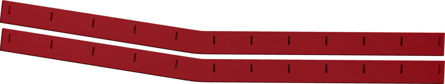 Five Star Fabricating 021-400-R 88 MD3 Monte Carlo Wear Strips 1pr Red Five Star Fabricating 021-400-R