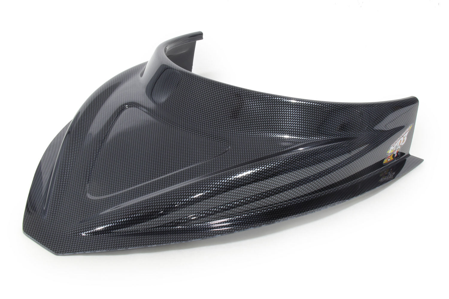 Five Star Fabricating 040-4114-CF MD3 Hood Scoop 3in Tall Curved Carbon Fiber Look Five Star Fabricating 040-4114-CF