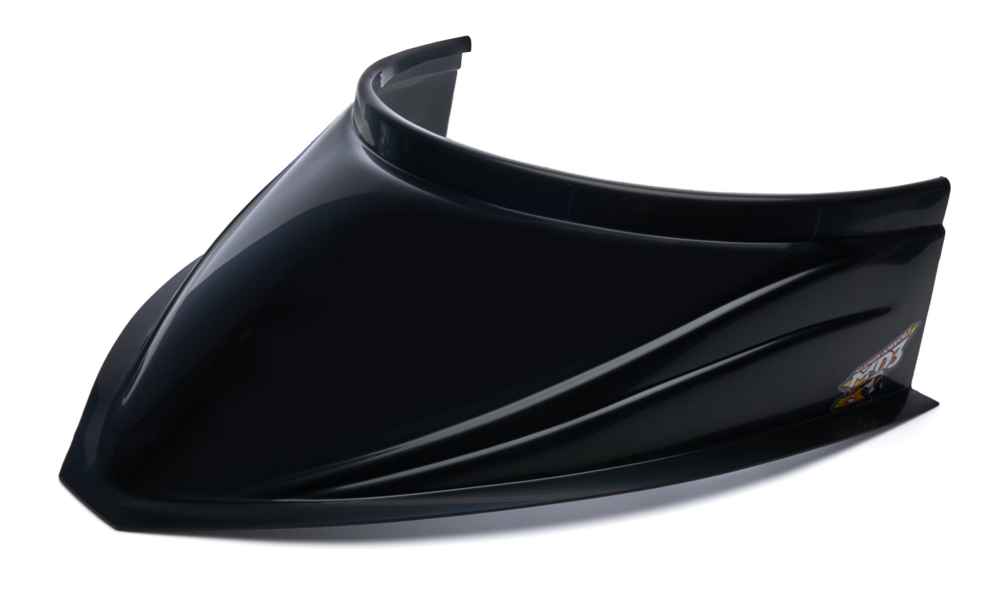 Five Star Fabricating 040-4118-B Hood Scoop 5in Tall 18in Wide Curved Black Five Star Fabricating 040-4118-B