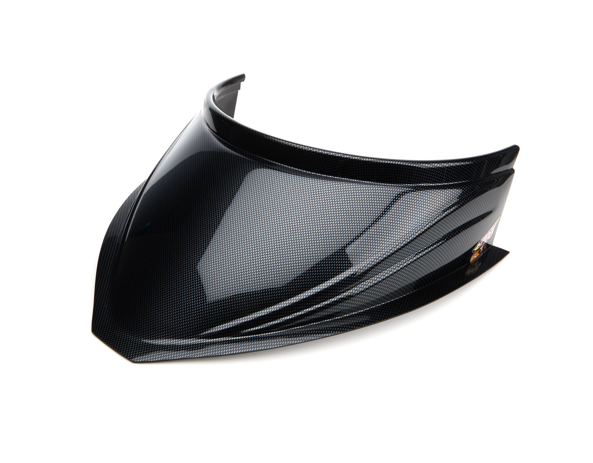 Five Star Fabricating 040-4118-CF MD3 Hood Scoop 5in Tall 18in Wide Curved CF look Five Star Fabricating 040-4118-CF