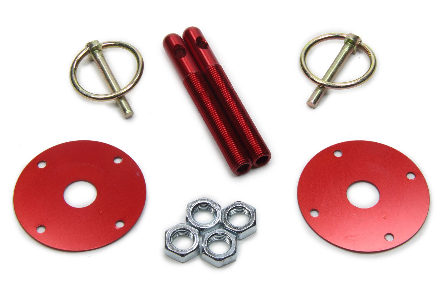 Five Star Fabricating 10001-34033-R Hood Pin Kit  3/8in Alum Red 2-pack Five Star Fabricating 10001-34033-R